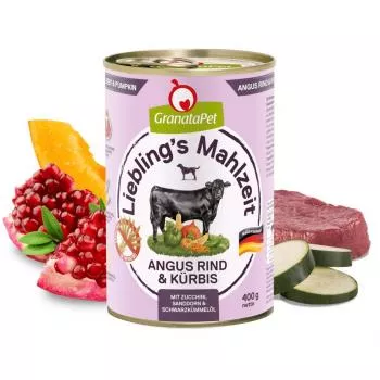 Angus Rind - mit Kürbis, Zucchini, Sanddorn und Schwarzkümmelöl - Liebling`s Mahlzeit